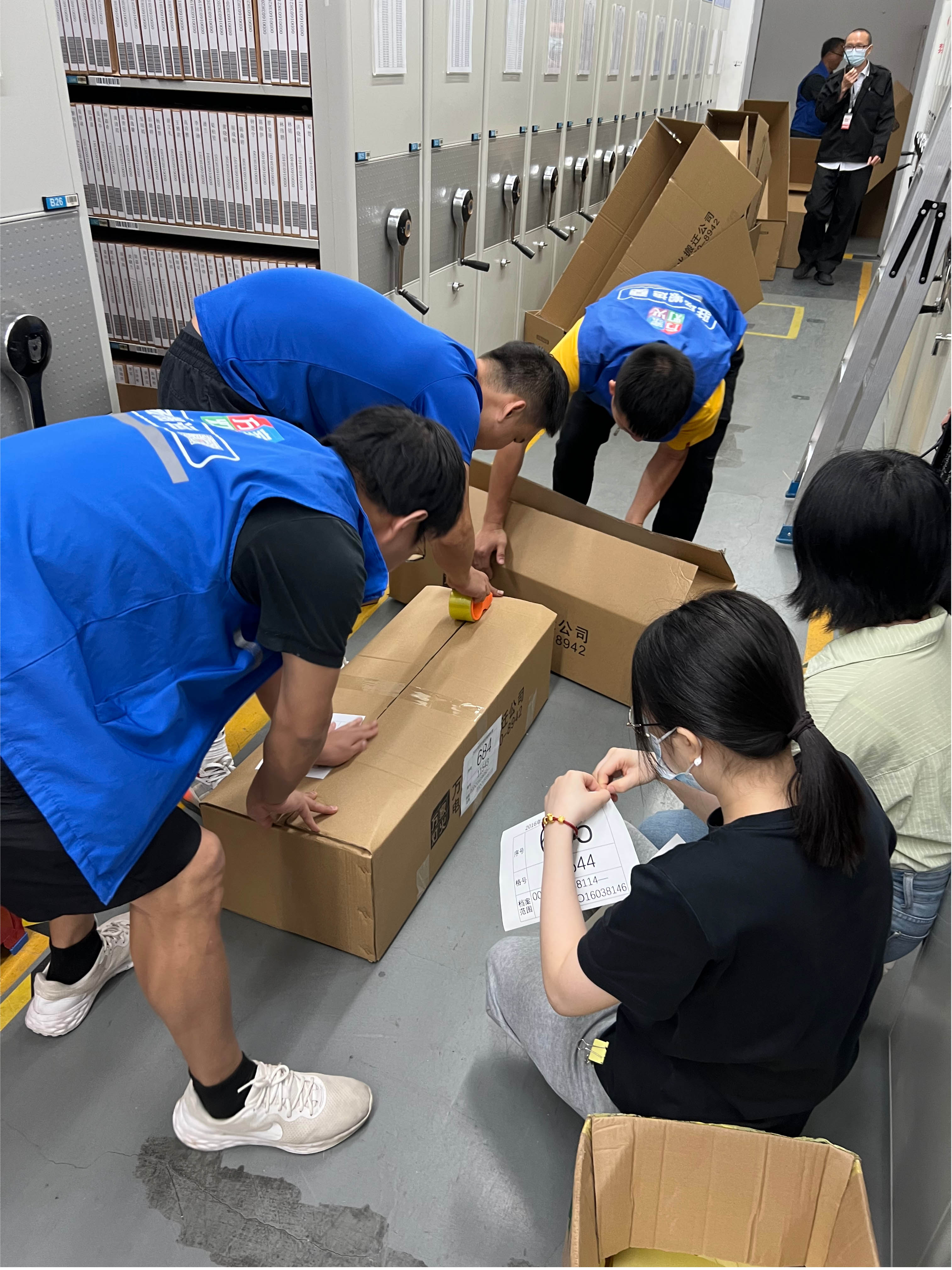 米乐m6官网登录入口顺利完成深圳市人才服务中心档案搬迁项目